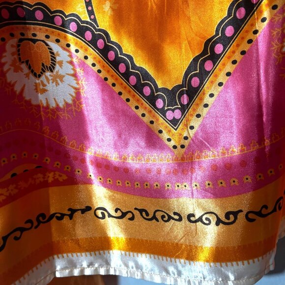 Vibrant Women's Poncho Blouse Top With Loose Fit, OSFM, Beach Cover Up Curations - Picture 6 of 7